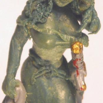 Greenstuff Vampire Count Lahmia Lady, Unpainted. by inq.serge