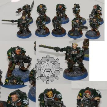 Dark Angels Scouts by AlchemicArt