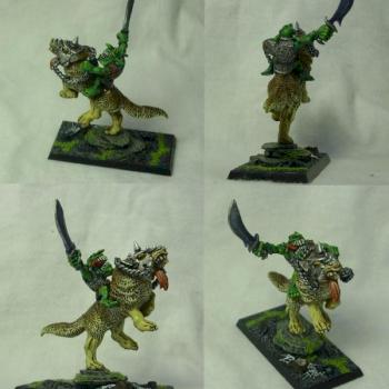 Goblin Boss on Wolf (Work in Progress) by Byronic