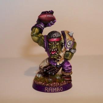 Blood Bowl ork thrower by maxthebigboss