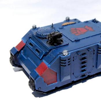 Crimson Fists Rhino by Bjornkrieg
