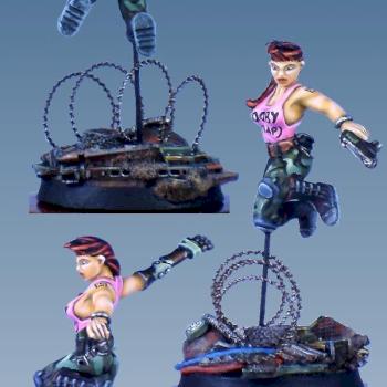 Urban War: Johana (militia character) by Vulture