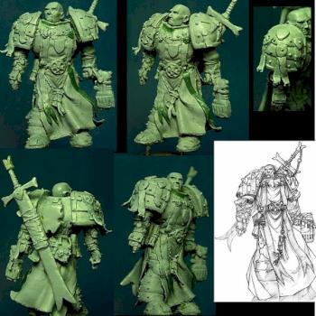 Black Templar Commander by Chasm Keeper