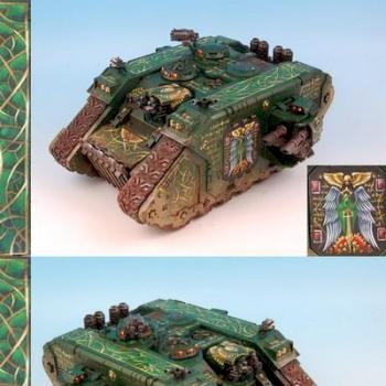 WARHAMMER 40K  Dark Angels Land Raider by rene