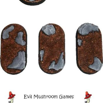bike bases 40x80mm rock / slate by Evilmushroomg