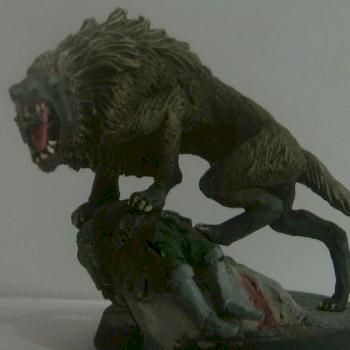 Warg Chieftain by SirBedever