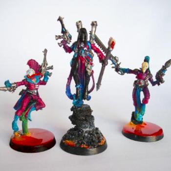 Eldar Shadowseer + Harlequins by Emma