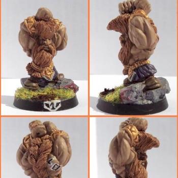 Blood Bowl Dwarf by Von Drake