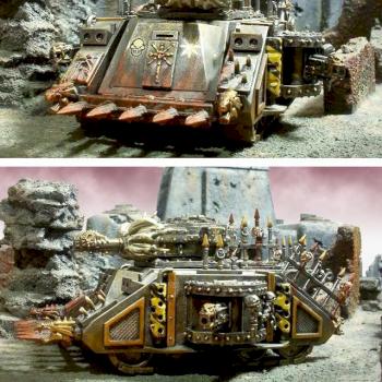 Iron Warriors Posessed Predator by Enzomadcap