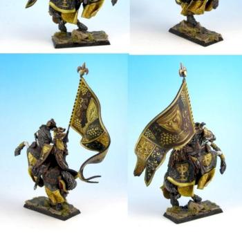 Warhammer Bretonnian Lord with Standard by rene