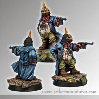 28mm Dwarf Sturmgrenadier Officer by Scibor