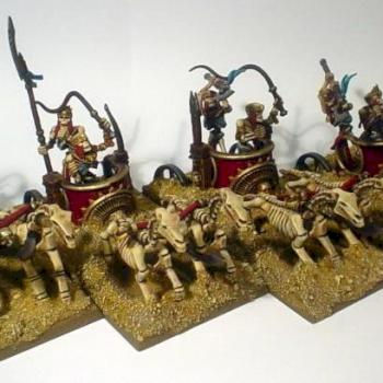 Tomb Kings Skeleton Chariots 2 by WY ZNAWCA