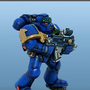 Ultramarines Tactical Space Marine by Brooklyn