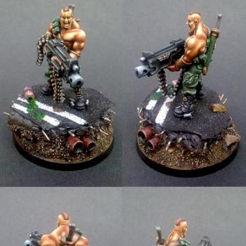 NEW - Warhammer 40k - Imperial Guard Gunnery Sergeant Harker by patttttry85