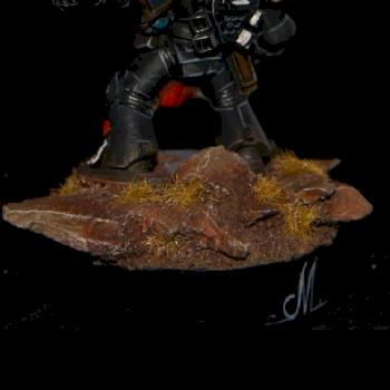 Black Templar Sergeant by WhiteRavenFactory