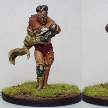 Flesh Golem -- D&D mini repaint by cassius