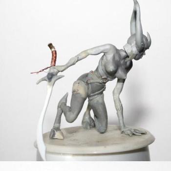 Slaanesh Daemon Princess # 3 w/ alternate head by Fifth miracle