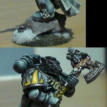 Space Wolves Iron Wolf Herald by Grendell