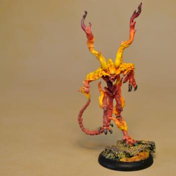 Ignis, Fire Elemental by PaintedSkullStudios