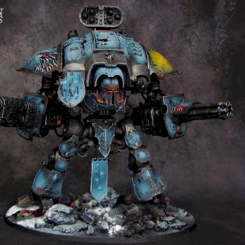 Space Wolves Imperial Knight Warden by Awaken Realms