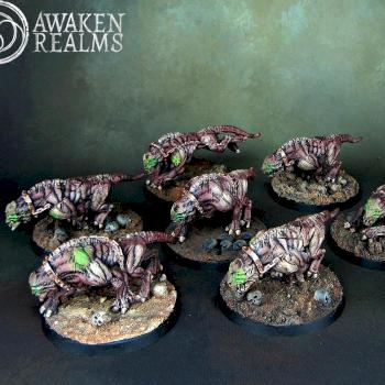 Khorne Flesh Hounds by Awaken Realms