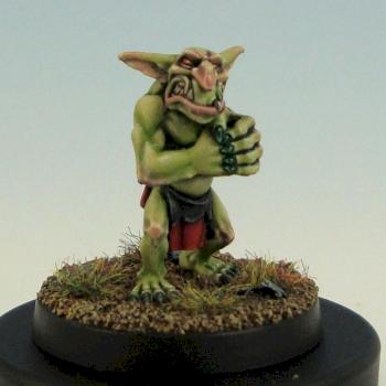 Goblin Thug Masher by Battleaxe Miniatures