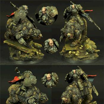 Sci Fi Celtic Bear Rider by Scibor