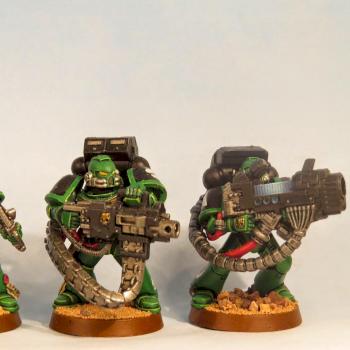 Salamanders devastator squad by Abrethor
