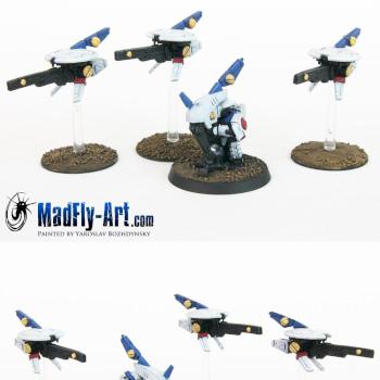 Sniper Drone Team by MadFlyArtStudio