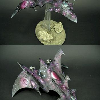 Eldar crimson hunter galaxy / space by RezoAmalio
