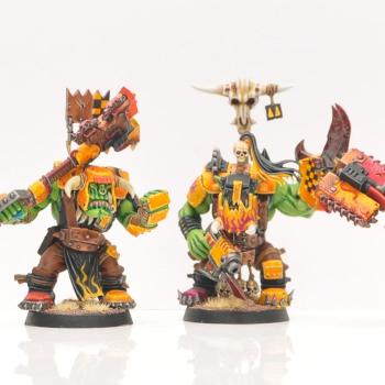 Bad Moons Ork Nobz by FruitBeaR