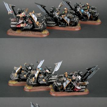dark angels ravenwing bike squadron by RezoAmalio