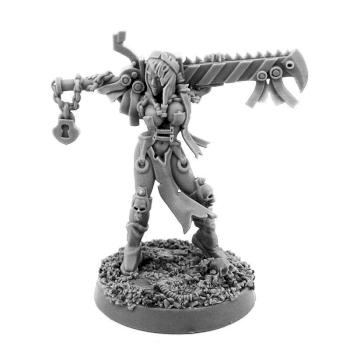 FEMALE SISTER REPENTIA WITH BIG BATTLE CHAINSWORD by warex