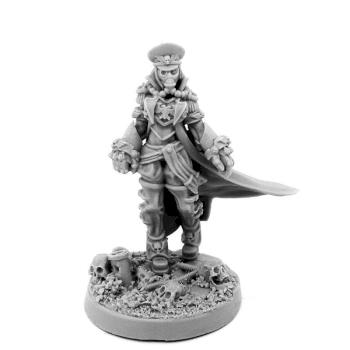Female Commissar With Power Fist by warex
