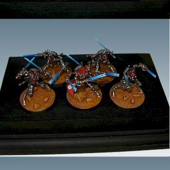 Adeptus Mechanicus Skitarii Sicarian Ruststalkers by wilkzswetra