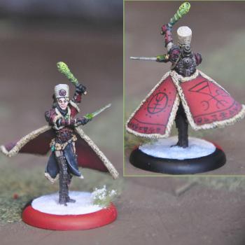 Koldun Kommander Zerkova - Khador Greylord Warcaster by EmilienWILD