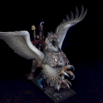 Karl Franz on Deathclaw - part of an Empire army - details in link! by Awaken Realms