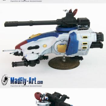 Hammerhead/Sky Ray Missile Defence Gunship by MadFlyArtStudio
