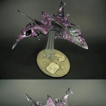 Eldar crimson hunter galaxy / space by RezoAmalio