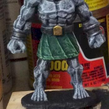Stone golem by Jmarkwyn14