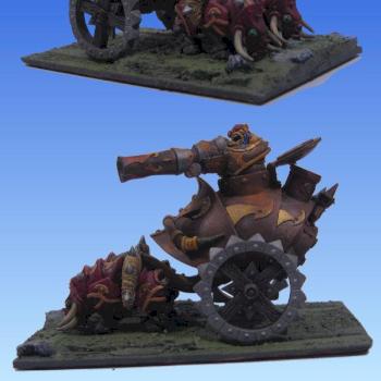 Dwarf armoured chariot by Xantur