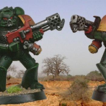 Flamethrower Space Marine N°1 by Khazadan