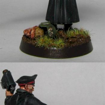 Imperial Guard Commissar (and Summary Execution) by Monoceros