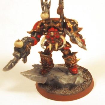 Chaos Space Marine Lord of Khorne Terminator by kevinsho27