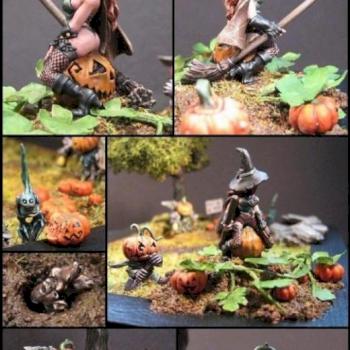 Halloween Diorama by Bren
