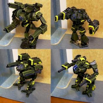FASA Battletech - Merc battlemech lance by broadcast