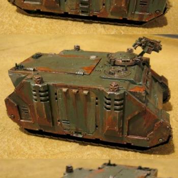 Nurgle Rhino by bastler