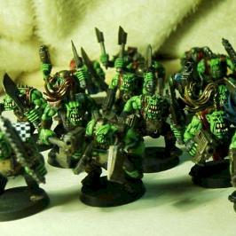 An ork mob by gauldarck