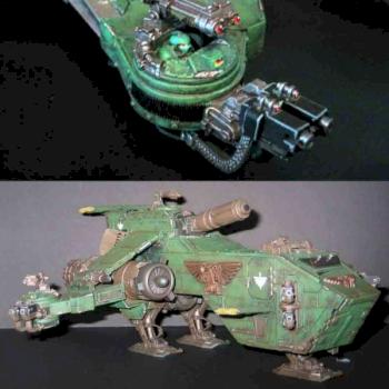 Dark Angels metal Thunderhawk by shockfire