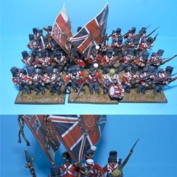 Perry Napoleonic British Line Infantry by dygp2010